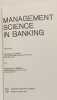 Management science in banking. Cohen Gibson