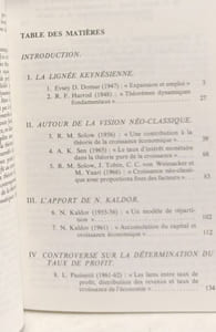Problématiques de la croissance - VOLUME 1: Néo-classiques et Néo-keynésiens + VOLUME 2: Marx Sraffa et le retour aux classiques