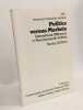 Politics Versus Markets: International Differences in Macroeconomic Policies: A Study in Contemporary Economic Problems. Black Stanley W