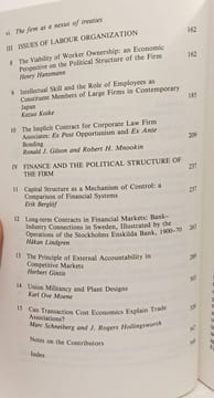 Firm As a Nexus of Treaties. Aoki Masahiko