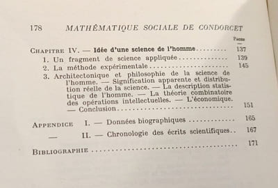 La mathématique sociale du Marquis de Condorcet