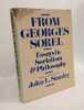Essays in Socialism and Philosophy. Stanley John L.  Sorel Georges  Stanley J.L.  Stanley C