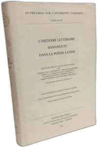 L'Histoire Litteraire Immanente Dans La Poesie Latine (Entretiens Sur L'antiquite Classique De La Fondation Hardt Band 47)