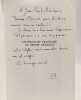 Litterature Francaise et Pensee Hindoue des Origines &agrave; 1950. Bi&egrave;s Jean