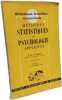 M&eacute;thodes statistiques en psychologie appliqu&eacute;e - TOME I. Faverge