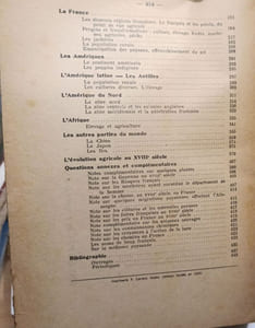 L'Agriculture du XVIIe siècle à la fin du XVIIIe siècle