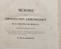 M&eacute;moire sur la constitution g&eacute;ognostique de la province de brabant. Galeotti