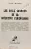 Les deux sources de la m&eacute;decine europ&eacute;enne. Docteur A de Sambucy