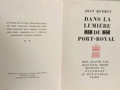 Dans la lumière de Port-Royal