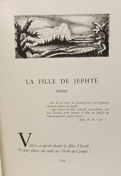 Poésies : Livre mystique - Livre antique. Lithographies de Picart Le Doux. VIGNY (Alfred)