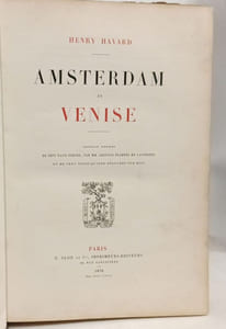 Amsterdam et Venise