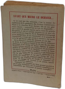 Avant que meure le dernier