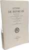 Lettres de Henri III roi de France : Tome 6 (4 janvier 1583- 20 mars 1585). Champion Pierre  Fran&ccedil;ois Michel  Boucher Jacqueline