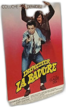 INSPECTEUR LA BAVURE - Avec Coluche Et Depardieu Dessinés Par Cabu D'après Le Film De Claude Zidi. CABU