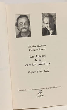 Les Acteurs de la comédie politique. Randa gauthier