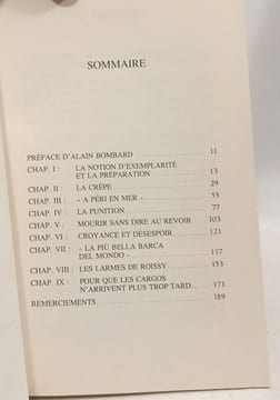 Chavirage en trimaran R.T.L.-Timex: 9 jours de survie en Atlantique. Nicolas Angel Alain Bombard