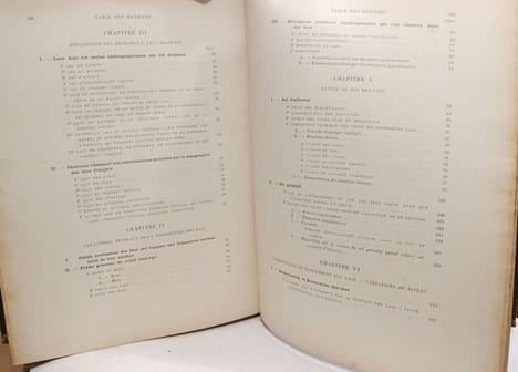 Les lacs français. Delebecque André