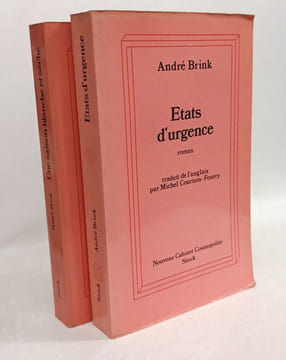 États d'urgence + Une saison blanche et sèche --- 2 livres. Brink