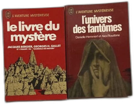 Vivons-nous plus d'une vie? + Le livre du mystère + L'univers des fantômes + L'homme du mystère + Histoire inconnue des hommes --- 5 livres. Iverson