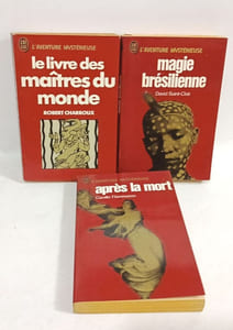 Après la mort + Magie Brésilienne + Le livre des maitres du monde + Le livre des apparitions --- 4 livres