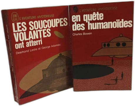 Les soucoupes volantes ont atterri + en quête des humanoïdes --- 2 livres. Adamski Bowen
