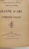 Jeanne d'Arc dans la litt&eacute;rature anglaise. De Bradi