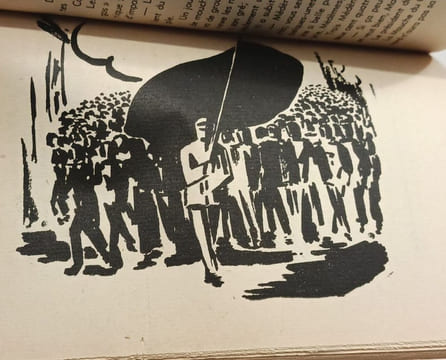 Nous la rue - histoire non romancée des grèves de Juillet 1950 et de la marche sur Bruxelles - dessins de Urbain. Beth