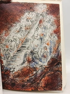 La bible - ancien et nouveau testament --- avec une aquarelle et en envoi de Steinlen