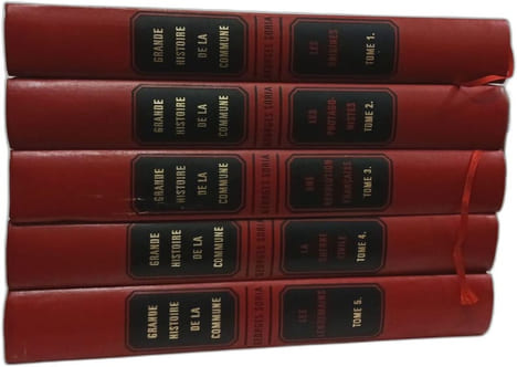 Grande histoire de la commune - 5 tomes complet: I: les origines - II: Les protagonistes - III: une révolution française - IV: la guerre civile - V: ...