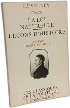 La loi naturelle leçons d'histoire. VOLNEY CF