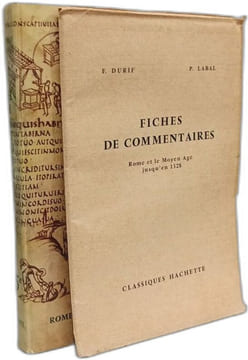 Histoire - Rome et le Moyen Age jusqu'en 1328 + fiches de commentaires. Durif Labal