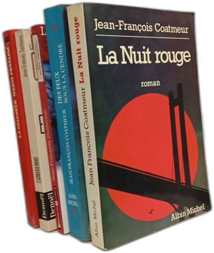 Ballet Noir + Morte fontaine + Escroquemort + Nocturne pour mourir + Des feux sous la cendre + La nuit rouge --- 6 livres. Coatmeur Jean-Francois