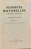 Sciences naturelles (zoologie et botanique) - classes de 6e et 5e. Une R&eacute;union De Professeurs