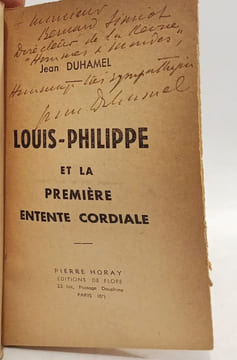 Louis-Philippe et la première entente cordiale. Duhamel