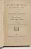 Choix de ses lettres et entretiens intro. notes historiques et litt&eacute;raires par P. Jacquinet. Mme De Maintenon
