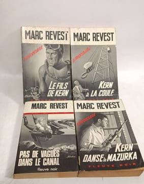Le fils de Kern + Kern à la coule + Kern danse la mazurka + Pas de vagues dans le canal --- 4 livres. Revest