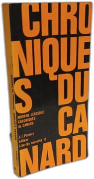 Chronique du canard - libertés nouvelles 10. Lebesque Morvan