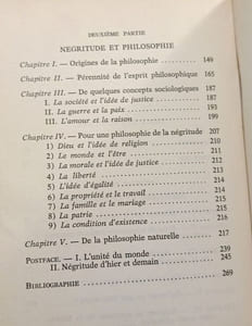 Negritude culture et civilisation : essai sur la finalite des faits sociaux