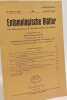 Entomologische bl&auml;tter f&uuml;r biologie und systematik der k&auml;fer --- Mai 1969 Band 54 + BJuni 1964 Band 60 + Oktober 1965 Band 61 --- 3 livres. Krefeld