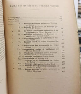 La Sociologie au XXe siècle - TOME 1: Les grands problèmes de la sociologie + TOME 2/ Les études sociologiques dans les différents pays