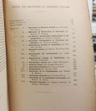 La Sociologie au XXe siècle - TOME 1: Les grands problèmes de la sociologie + TOME 2/ Les études sociologiques dans les différents pays. Gurvitch ...