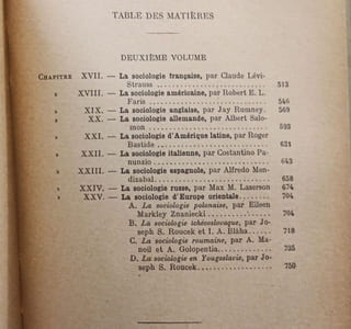 La Sociologie au XXe siècle - TOME 1: Les grands problèmes de la sociologie + TOME 2/ Les études sociologiques dans les différents pays
