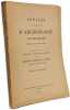 Annales de la soci&eacute;t&eacute; royale d'Arch&eacute;ologie de Bruxelles - fond&eacute;e &agrave; Bruxelles en 1887 - TOME 35. Collectif