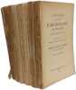 Annales de la soci&eacute;t&eacute; royale d'Arch&eacute;ologie de Bruxelles - fond&eacute;e &agrave; Bruxelles en 1887 - 7 tomes: XXXIII XXXV XXXIX XLIV XLVI XLVII. Collectif