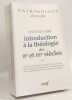 Introduction &agrave; la th&eacute;ologie des IIe et IIIe si&egrave;cles - 1: VOLUME 1 + VOLUME 2. Orbe Antonio  Lopez de Castro Joseph M  Roessli Jean-Michel