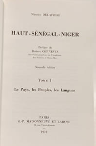 Haut-Sénégal - Niger - le pays les peuples les langues