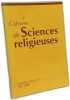 Cahiers de Sciences religieuses - nouvelle s&eacute;rie n&deg;2 Mai 1997. Collectif