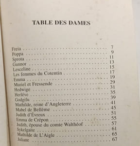 Les femmes normandes dans l'Histoire du Duché: 900 à 1154