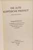Die alte koptisch predigt - inaugural dissertation. Caspar Detlef Gustav M&uuml;ller