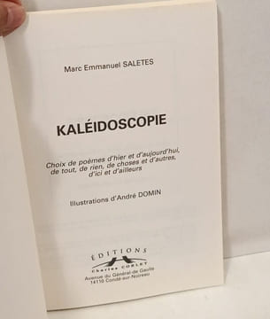 Kaléidoscope. Marc Emmanuel Saletes